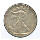 1937-D Walking Liberty Silver Half Dollar