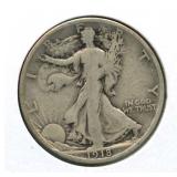 1918-S Walking Liberty Silver Half Dollar