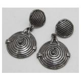 Vintage Ethnic Tribal Miao Handmade Earrings -