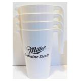 4 Vintage Miller Genuine Draft Beer Pitchers