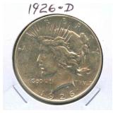 1926-D Peace Silver Dollar