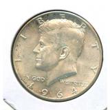 1964-D Kennedy Silver Half Dollar
