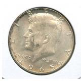 1965 Kennedy Silver Half Dollar - 40% Silver