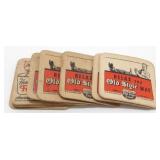 9 Old Style Lager Coasters - 1941
