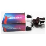 Level Wind Fishing Reel by Qicheng - New, Nice