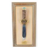 * The Cheyenne Buffalo Knife Display - Knife is