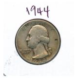 1944 Washington Silver Quarter