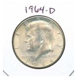 1964-D Kennedy Silver Half Dollar