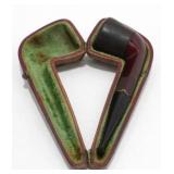 Antique Pipe with Original Marked French Case -