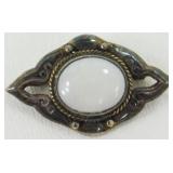 Sterling Silver & Opal Pin from The Silver Hide