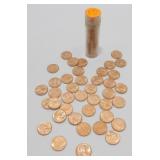 2 BU Lincoln Cent Rolls - 1966 & 1968-D