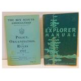 Old Boy Scouts Books - 1940
