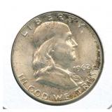 1962-D Franklin Silver Half Dollar