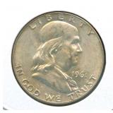1961-D Franklin Silver Half Dollar