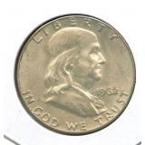 1962-D Franklin Silver Half Dollar