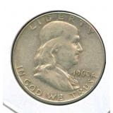 1960-D Franklin Silver Half Dollar