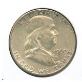 1960 Franklin Silver Half Dollar