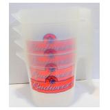 * 4 Vintage Budweiser Beer Pitchers