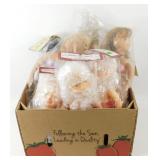 * Box of Craft Dolls and Santas