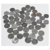 50 WWII Lincoln Steel Cents