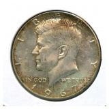 1967 Kennedy Silver Half Dollar - 40% Silver