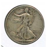 1937 Walking Liberty Silver Half Dollar
