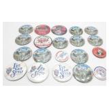 Large Group of Old Style Lager Buttons