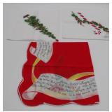 Vintage Christmas Hankies - Four