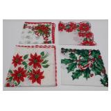 Vintage Christmas Hankies including ï¿½Jingle