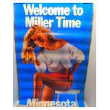 * 1984 Miller Beer Poster - 19"x30"