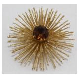 Vintage Sarah Coventry Center Jeweled Atomic