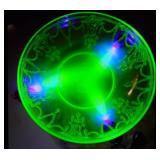 Uranium Glass Dish Tray - Vintage Anchor Hocking,