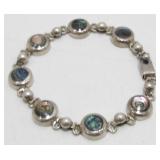 Jewelry: Vintage Sterling Silver and Abalone