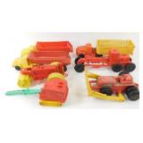 * Vintage Auburn Vinyl / Rubber Construction Toys