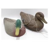 (2) Duck Decoys: General Fiber Co. and Airlite