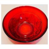 * Vintage Ruby Red Candy Dish