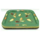 * 6 Antique Serving Trays