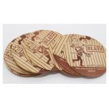 12 Old Blatz Milwaukee Beer Coasters
