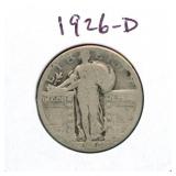 1926-D Standing Liberty Silver Quarter