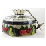 ** Tiffany Style Fruit-Stained Glass Ceiling
