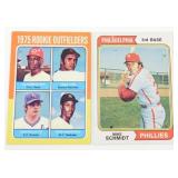 1974 Topps Mike Schmidt and 1975 Fred Lynn