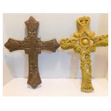 2 Large Crosses