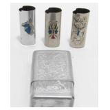 Vintage Lot of Bic Lighter Cases or Sleeves plus