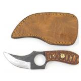 New Texas Skinner Knife with Leather Sheath