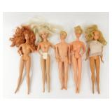 Lot of (5) 1960ï¿½s Barbies