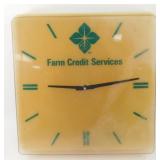 * Vintage (Farm Credit Services) Lighted Clock -