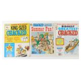 (3) Vintage "Cracked" Books