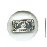 One Gram .999 Fine Silver Bar