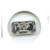 One Gram .999 Fine Silver Bar