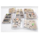 Flowers and Trees Themed Rubber Stamps